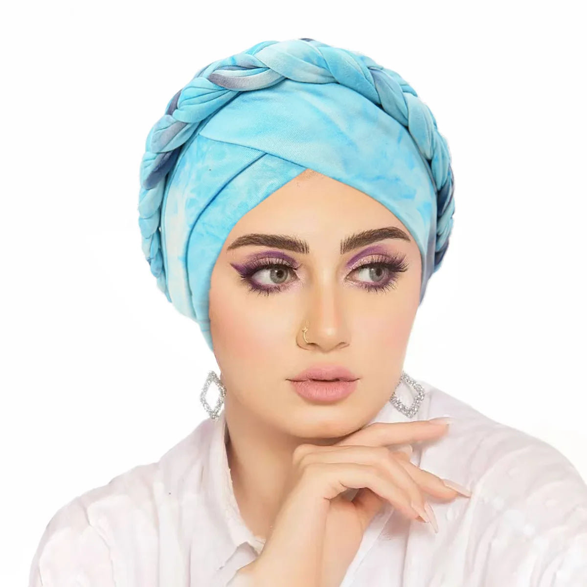 2026 New Head Scarf for Muslim Women Print Braid Turban Bonnet Hijab Caps Inner Hijabs Femme Musulman Arab Wrap Turbantes