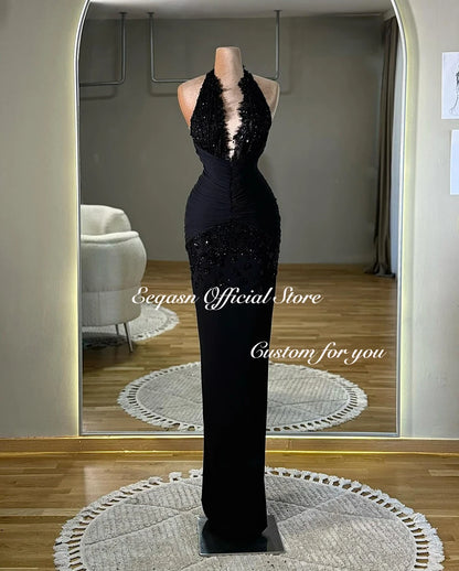 Customized Ball Gown Dress Elegant Party Dresses Luxury 2026 Black Evening Gown for Special Occasions vestidos de noiva