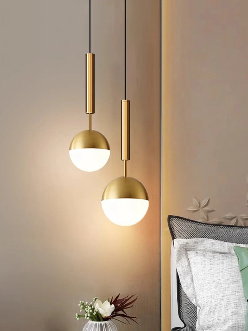 1pc Modern Home Decor LED Lights Bedroom Lamp Bedside Pendant Light Lamps LED Chandeliers Hanging Light Indoor Lighting