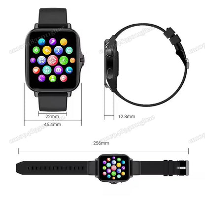 2026 New Smart Watch Android Phone 1.44''Inch Color Screen Bluetooth Call Blood Oxygen/Pressure Monitoring Smart Watch Women Men