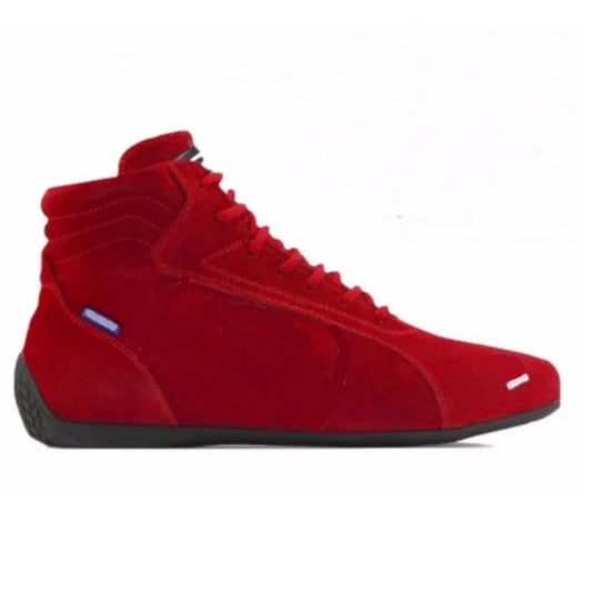 Suede Leather Racing Shoes Driving Cycling Karting Motorcycle Sneakers Riding Casual Sports Men's and Women's Boots
