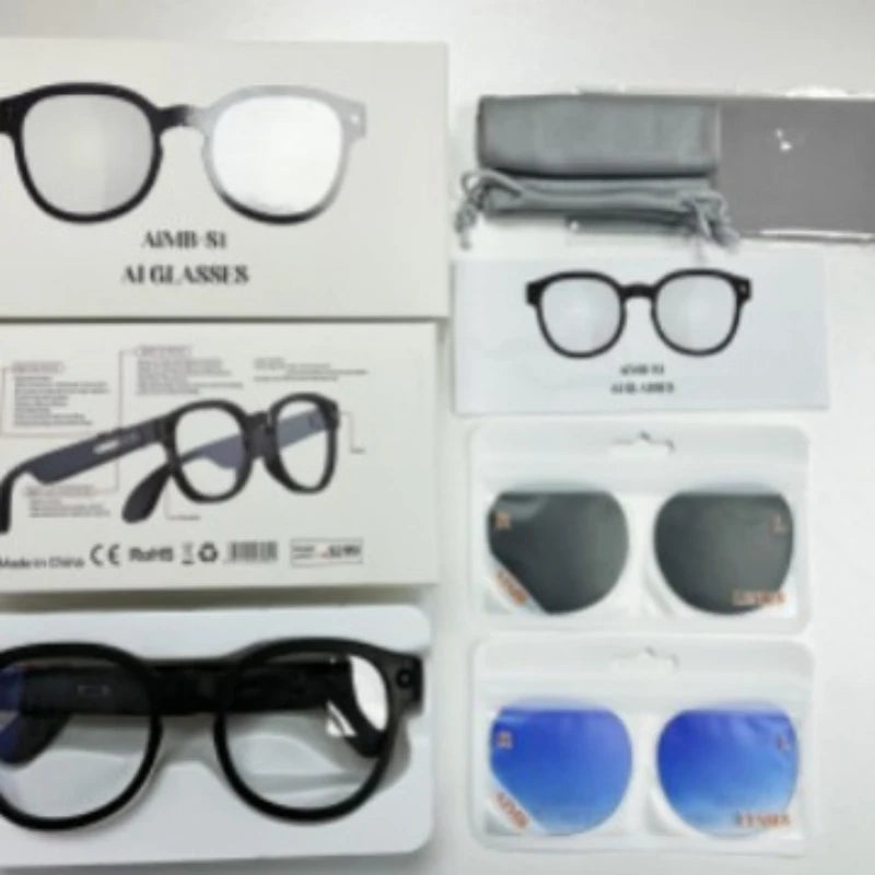 Smart Glasses Color-changing Lens AI Image Recognition Dialogue Simultaneous Interpretation Anti-shake Camera Glasses Gifts