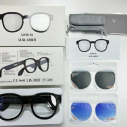 Smart Glasses Color-changing Lens AI Image Recognition Dialogue Simultaneous Interpretation Anti-shake Camera Glasses Gifts