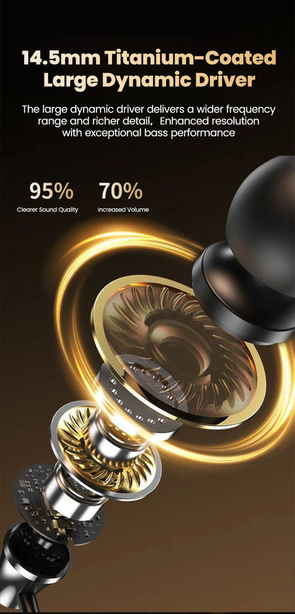 S30 Collar-Clip Bluetooth Headset Wireless Headphones With Mic HD Calling BT Earphones Variable Sound Earbuds Support SD Card