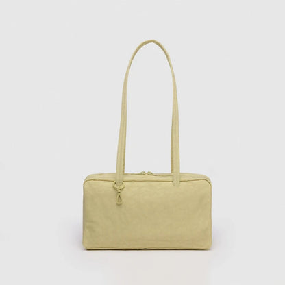 Brand Nylon Bowling Tote Bag Women Luxury Large Capacity Simple Versatile Shoulder Purse Ultralight Zipper Commuting Travel Bag