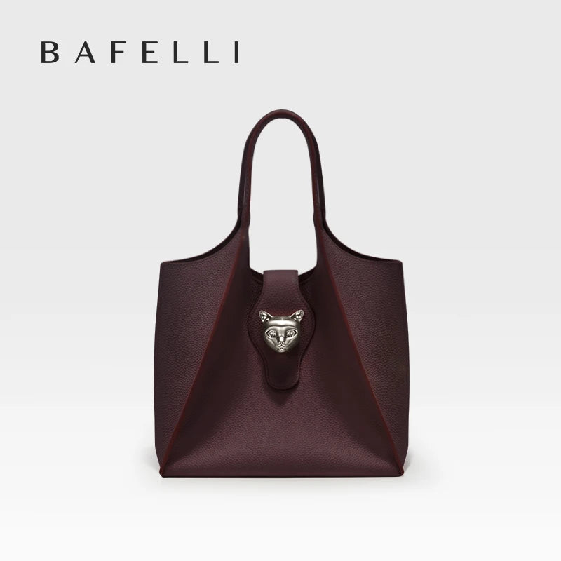 BAFELLI 2026 WOMEN'S HANDBAG TOTE TRAVEL BAGS GENUINE LEATHER CASUAL FASHION LUXURY BRAND UNISEX PURSE BUSINESS STYLISH DESIGNER