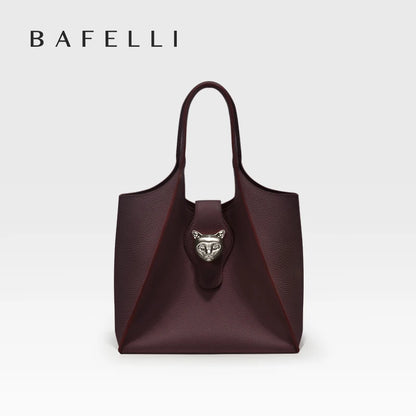 BAFELLI 2026 WOMEN'S HANDBAG TOTE TRAVEL BAGS GENUINE LEATHER CASUAL FASHION LUXURY BRAND UNISEX PURSE BUSINESS STYLISH DESIGNER