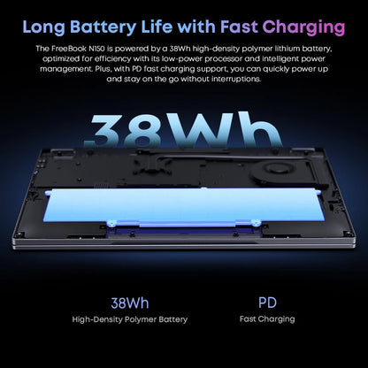CHUWI FreeBook Laptop Intel N150 Quad Core 16GB LPDDR5 512G SSD Tablet PC 13.5 Inch FHD Touch Screen Windows 11 WIFI6 Desktop