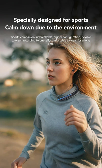 Neckband Wireless Earphone HX801 Bluetooth Earbuds Noise Cancelling Waterproof Headset In Ear Headphones for Xiaomi