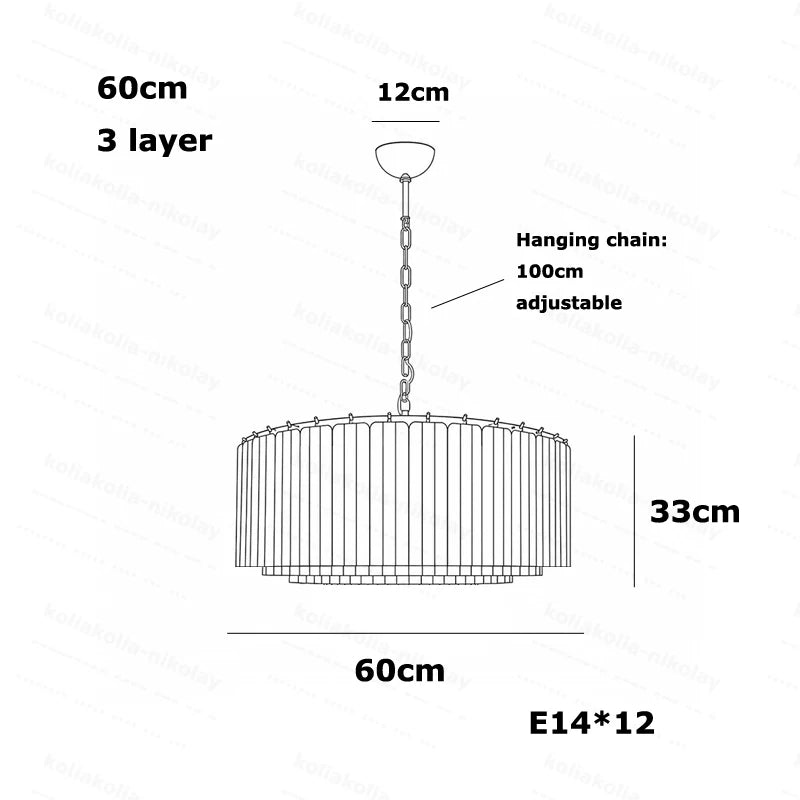 The Pink Love Glass Art Round 50-100cm Dimmable LED Chandelier Hanging Lamps Lustre Suspension Luminaire Lampen For Living Room