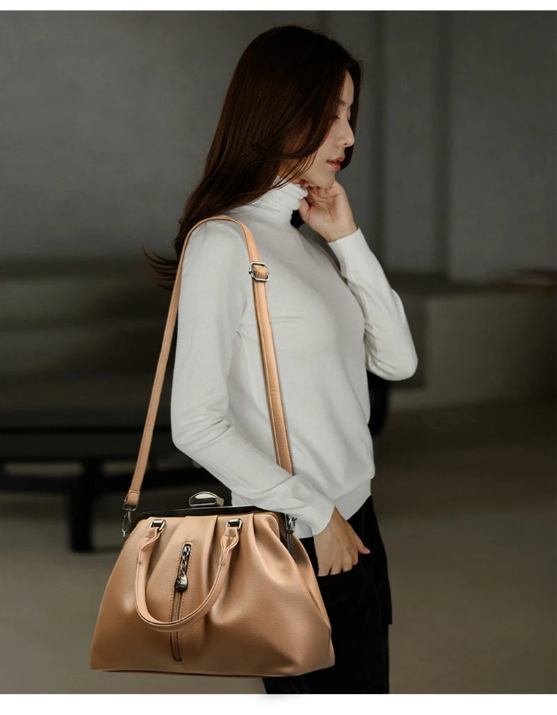 Brand Luxury Handbags Women Bags Designer Real Leather Handbag Leisure Crossbody Bags for Women New Lady Shoulder Bag Tote Bolsa