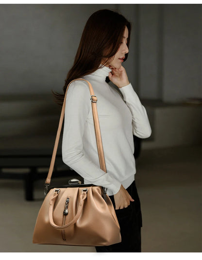 Brand Luxury Handbags Women Bags Designer Real Leather Handbag Leisure Crossbody Bags for Women New Lady Shoulder Bag Tote Bolsa