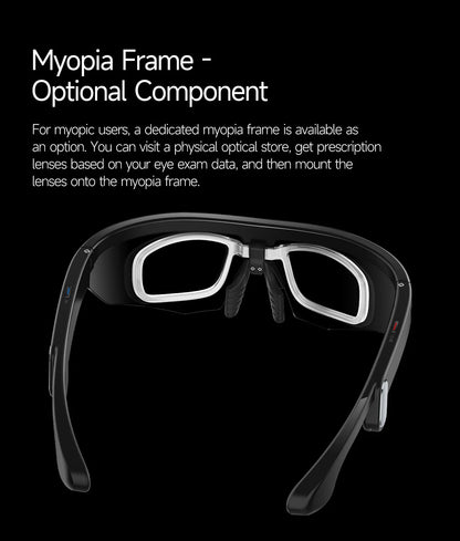 AI Smart Glasses with Camera  with built-in storage (no SD card required)deal for outdoor sports such as cycling skiing baseball