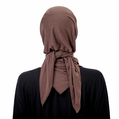 New Triangle Jersey Hijab Scarf For Women Muslim Shawls Headscarf Wraps Solid Color Scarves Head Wrap Islamic Turban Headband