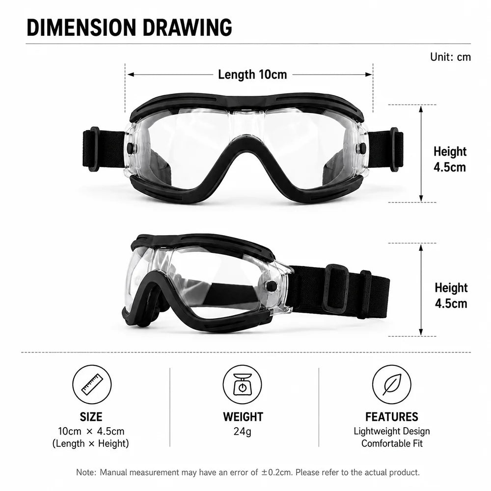 1pc UV Protective Goggles for Dogs Cat Sunglasses Cool Protection Eyewear for Small Medium Dogs Outdoor Riding Pets Accessorie