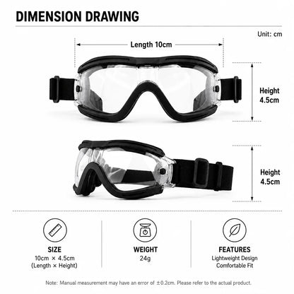 1pc UV Protective Goggles for Dogs Cat Sunglasses Cool Protection Eyewear for Small Medium Dogs Outdoor Riding Pets Accessorie