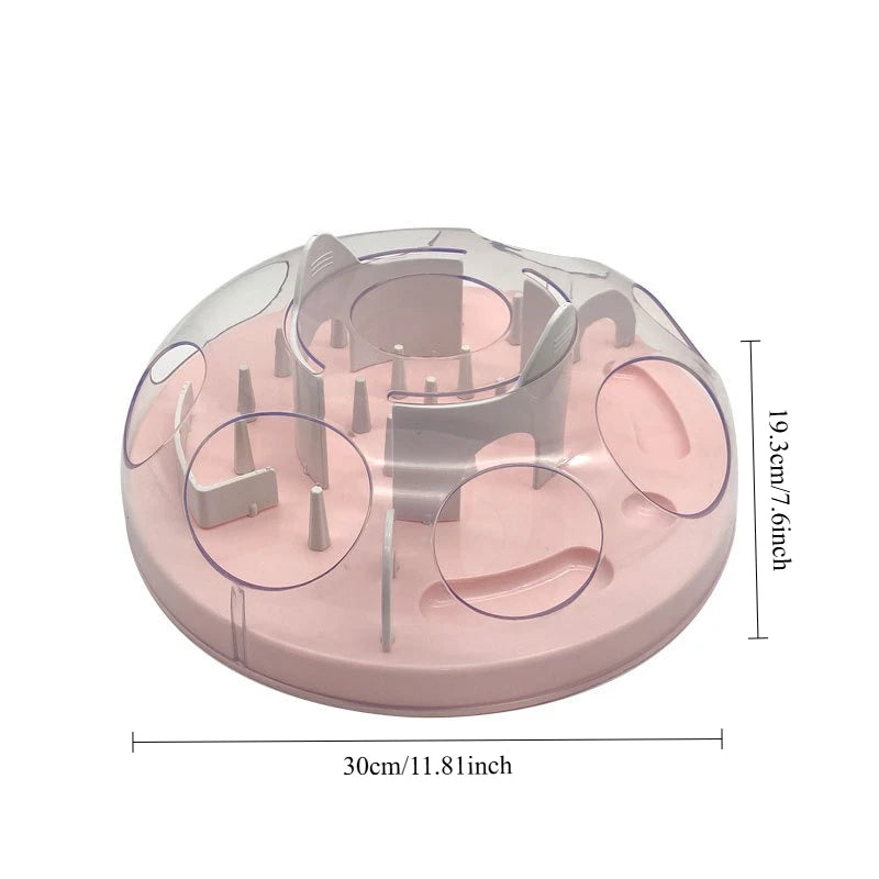 Multi Layer Sliding Pet Puzzle Slow Feeder Tray Snuffle Treat Maze Toy Anti Choke Prevent Bloating Relieve Boredom for Dogs Cats