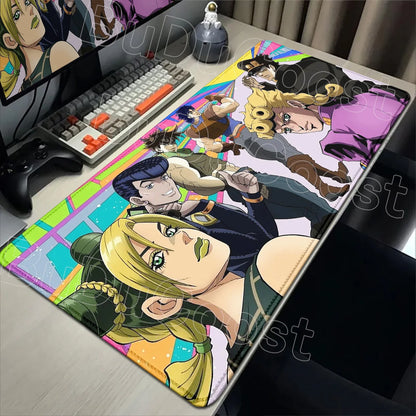HD J-Jojo B-Bizarre A-Adventure Mouse Pad Gaming 900×400mm Mousepad Xxl Mouse Mat Offices Accessories Keyboard Pad Computer Desk