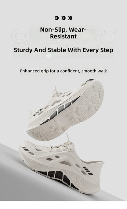 Mens Slippers Summer Outdoor Beach Sandals Garden Shoes Clogs For Men Non Slip Slides Flip Flops Zapatos Hombre Chinelos Masculi