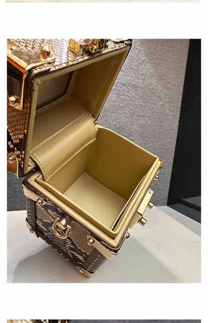 Luxury Designer Brand Сумка Женская 2023 New High-quality Leather Square Box Bag Fashion Hand Crossbody Bag for Women Hot Sale