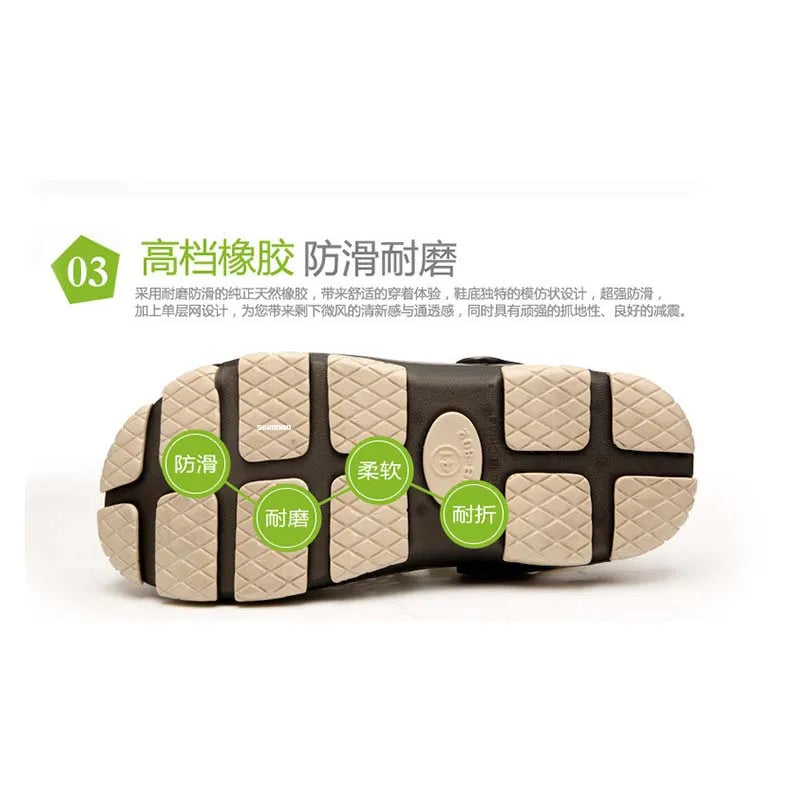 2025 Men's Summer Outdoor Fishing Shoes, Anti Slip Lightweight Casual Beach Sandals, Durable Thick Soled Shoes for Home Use