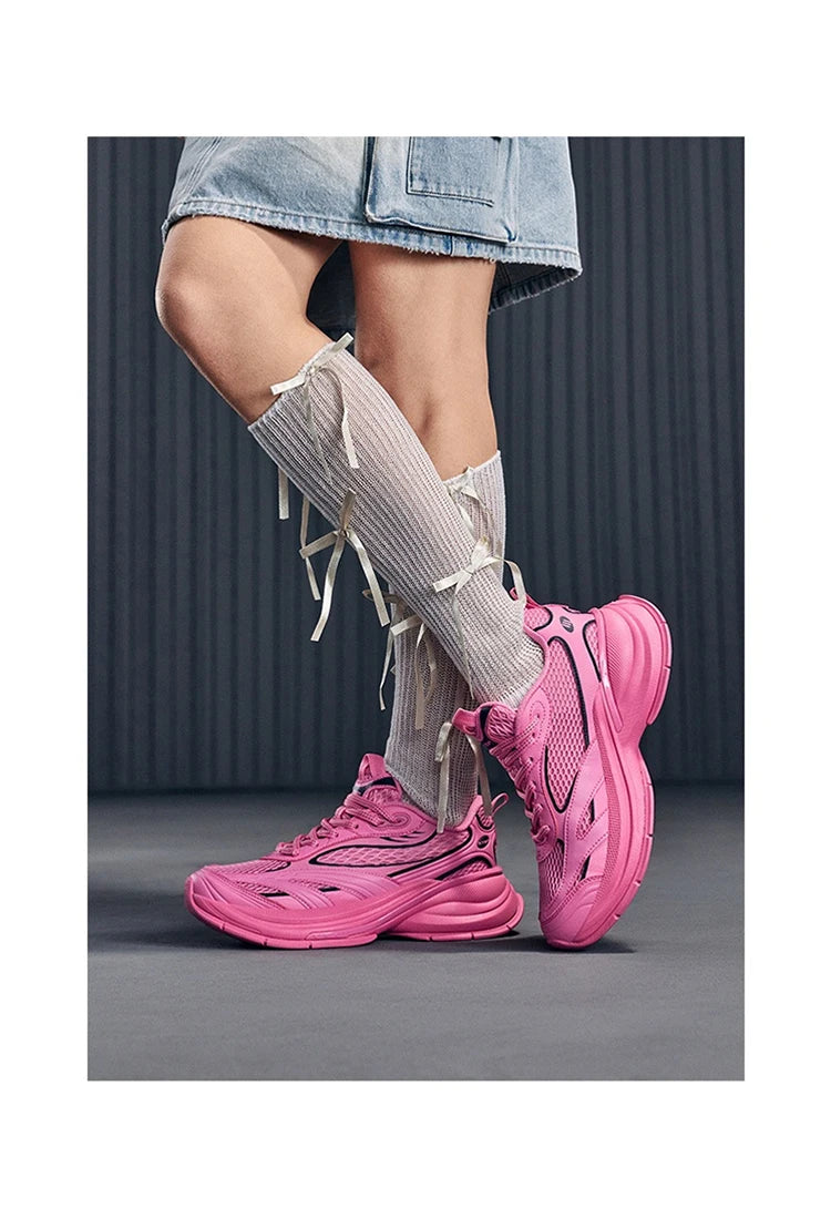 Xtep Basque 3.0 Trendy Cushioning Stable Soft Flexible Rubber Thick Sole Daily Sports Female Shoes 874218320006
