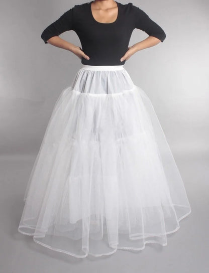 In Stock 6 Hoops Wedding Petticoat Crinoline Slip Bridal Underskirt Puffy High Quality Customized