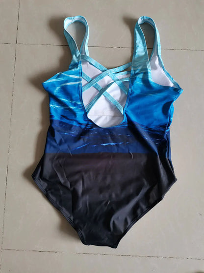 New Sports One-piece Swimsuit Swimwear Women One Piece Swimming Suit for Women Bathing Suit Plus Size Bath Suit Surf