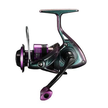 2026 New Colorful Spinning Fishing Reel Luya Metal Wire Cup Gear Ratio 5.2:1 Max Drag 8KG 10KG 12KG Suitable Any Body of Water