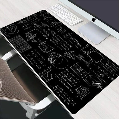 mathematical formula MousePad Mouse Pad Large Computer Office Table Mat XXL Anti-slip HD Gaming Keyboard Mousepads Long Desk Mat