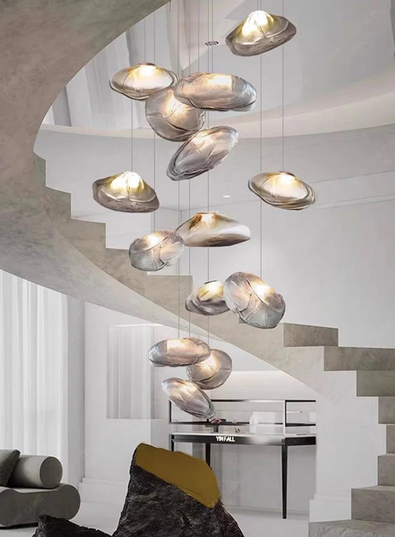 Modern Stair chandelier Pendant lights indoor lighting Ceiling lamp hanging light led Chandeliers for living room indoor lightin