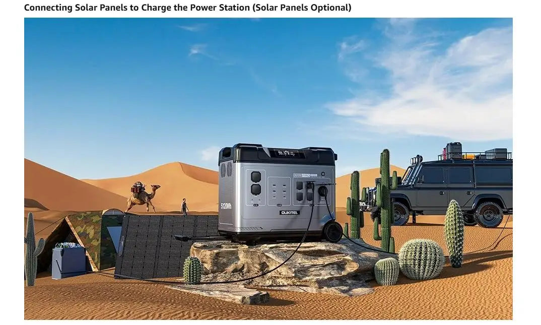 OUKITEL P5000 Pro Portable Power Station 3600W Solar Generator 5120Wh Lifepo4 Battery Home Backup Outdoor Camping Mobile power