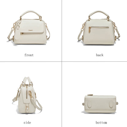 FOXER 2026 Fashion Women's Handbag Cow Leather Lady Shoulder Bag Light Luxury Crossbody Bag for Daily & Commute