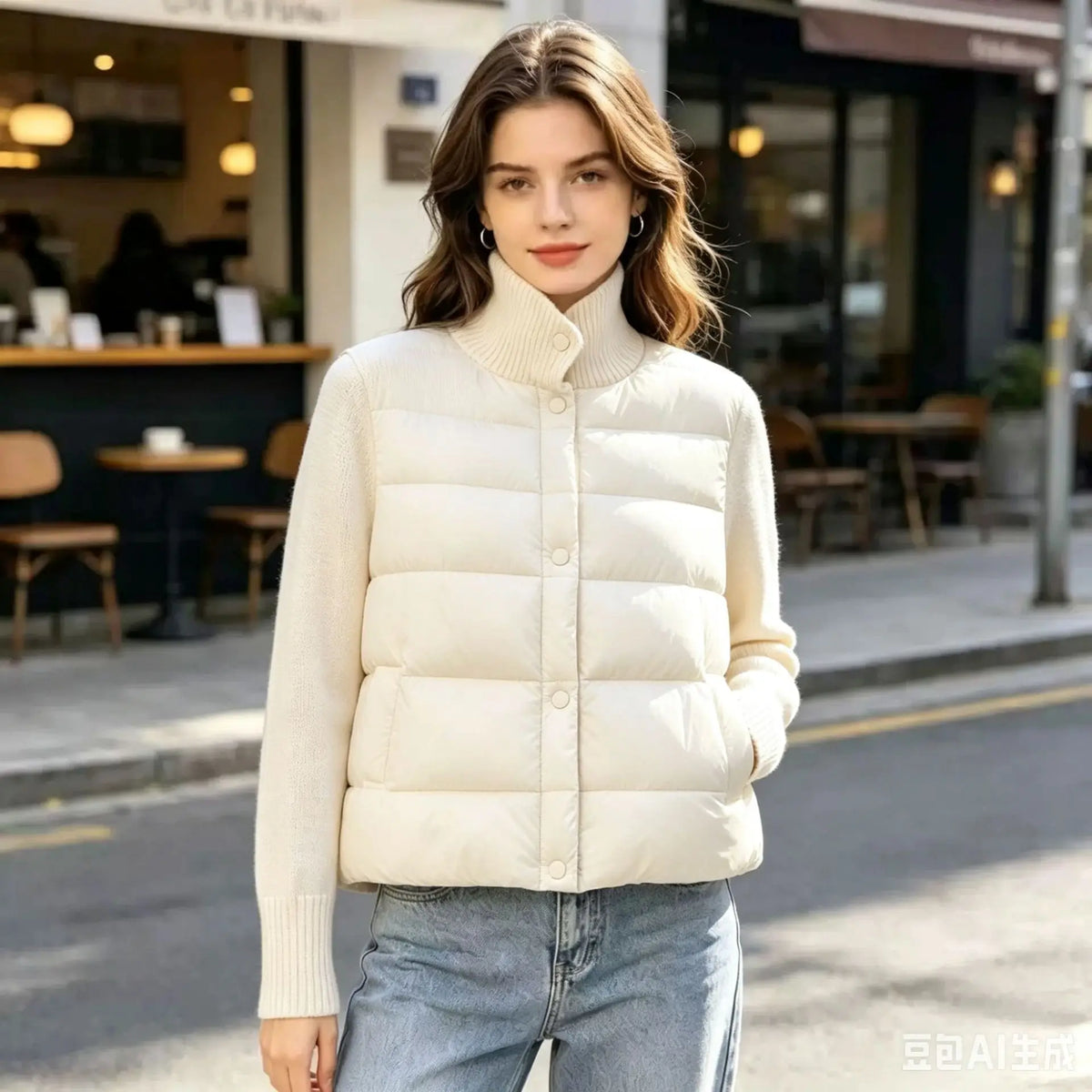 Winter Women's Jacket Thick Warm Short Parka Black Coats Woman Parkas Elegant Zipper Cotton Jackets Coat Female New