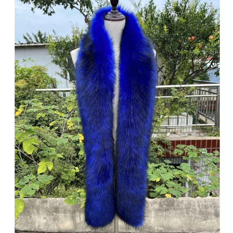 Bulk discount  Y2K Mink Fur Scarf for Women - Winter Plush Long Strip Scarf, European American Style Warm accessory
