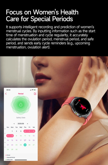 New Upgraded Heart Health Check Smart Watch Uric Acid Five Organ Examination Blood Pressure BT Call ECG smart watches Man 2026