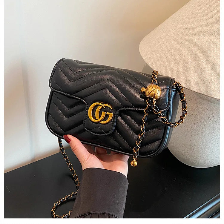 2026 Light Luxury Fashion Women'S  Shoulder Crossbody Bag Niche New Underarm Bag Fashionable Chain Bag Handbag Bag For Women