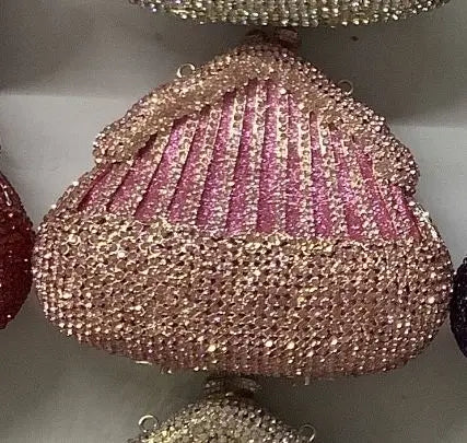 XIYUAN Crystal Evening Bag Purple Diamond Women Wedding Purse Lady Rhinestone Clutches Party Dinner Handbags Luxury Branded Bags
