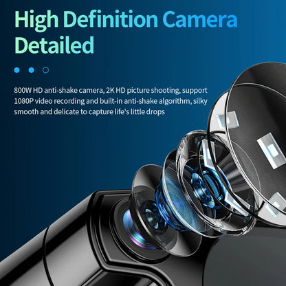 New AI Smart Glasses 800W HD Camera Black Technology Image Translation Chat GPT Video Call Photo Waterproof For Men Women New