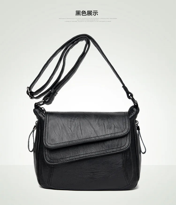 Luxury Designer Handbag High Quality Soft Leather Purses And Handbags Casual Shoulder Messenger Bags for Women 2024 New Sac