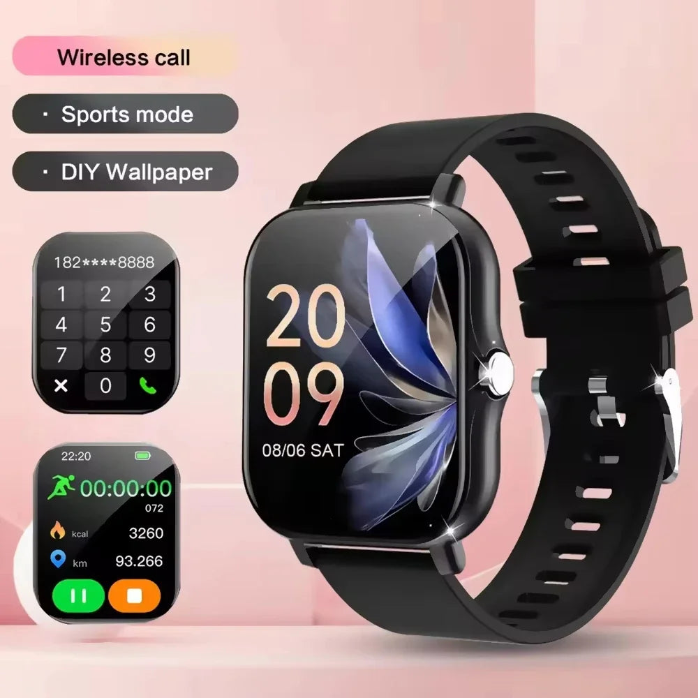 Lenovo 2026 New Multifunctional Smart Watch for Men Women Bluetooth Call Music Fitness Sports Bracelet Sleep Monitor Watch