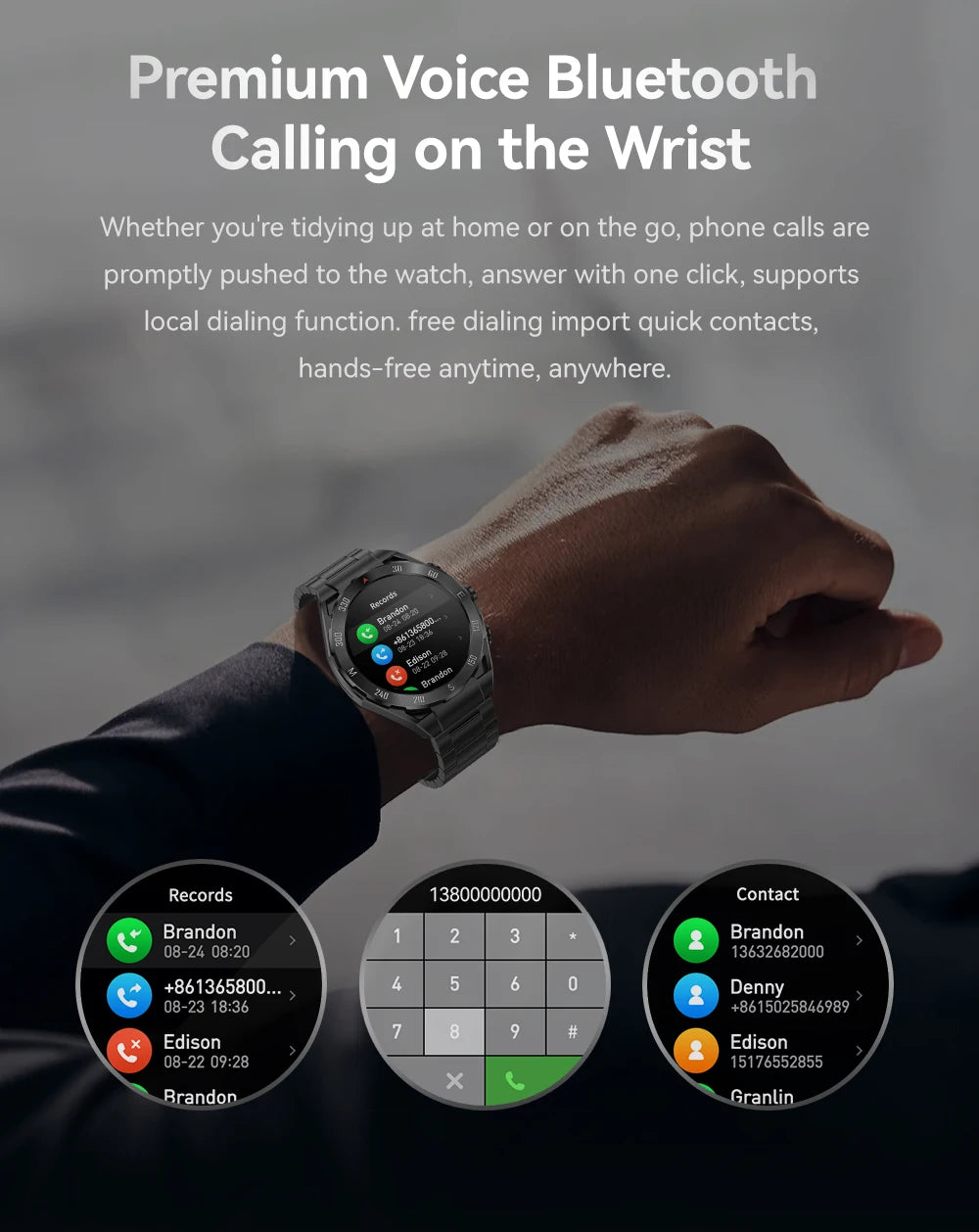 2026 New TWS 2-in-1 Smart Watch Earphones 1.43 "AMOLED Screen with Heart Rate Sleep Monitoring Music Player NFC IP67 Smartwatch