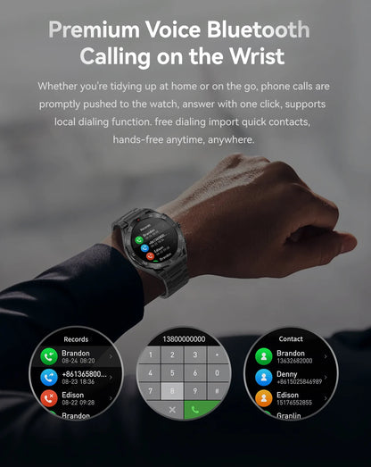 2026 New TWS 2-in-1 Smart Watch Earphones 1.43 "AMOLED Screen with Heart Rate Sleep Monitoring Music Player NFC IP67 Smartwatch