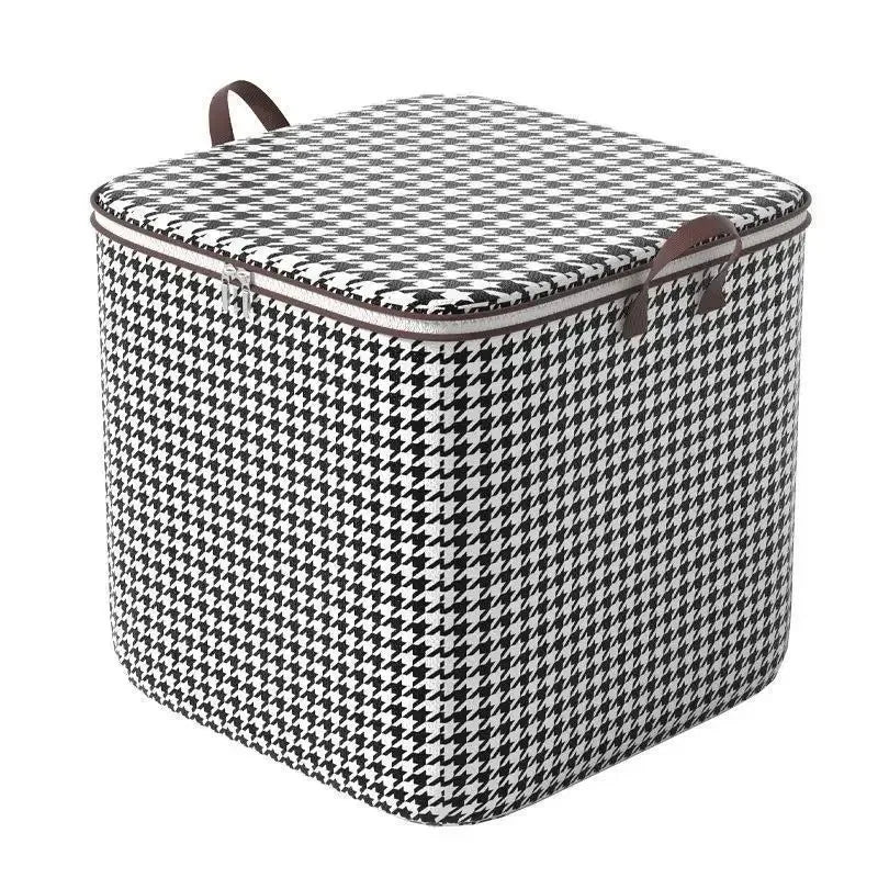 Quilt Storage Box Dustproof Organizers Non-Woven Wardrobe Space Saving Bag House-Moving Bedding Box Storage Organization