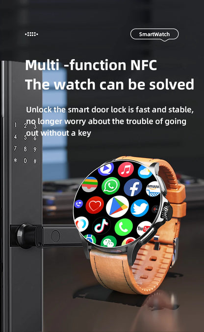 VALDUS GT200 4G Smartwatch HD Camera Man Woman Video Chat Fingerprint Control 32GB Memory WIFI GPS Step Smart Watch For Android