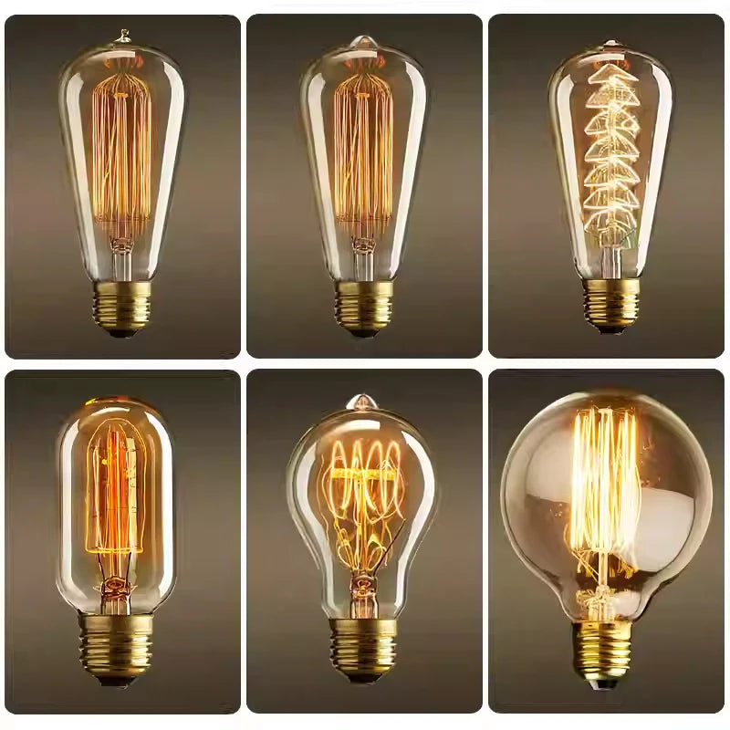 DIY Spider Lights Vintage Chandelier Edison Industrial Hanging Lamp Ceiling Multiple Pendant Light Kitchen Farmhouse Living Room