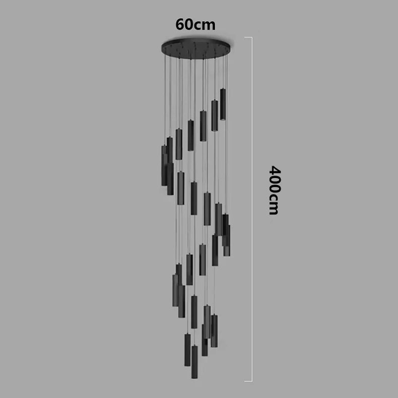 Modern home decor led lights pendant light lamps forstaircase Chandeliers for living room hanging light indoor lighting