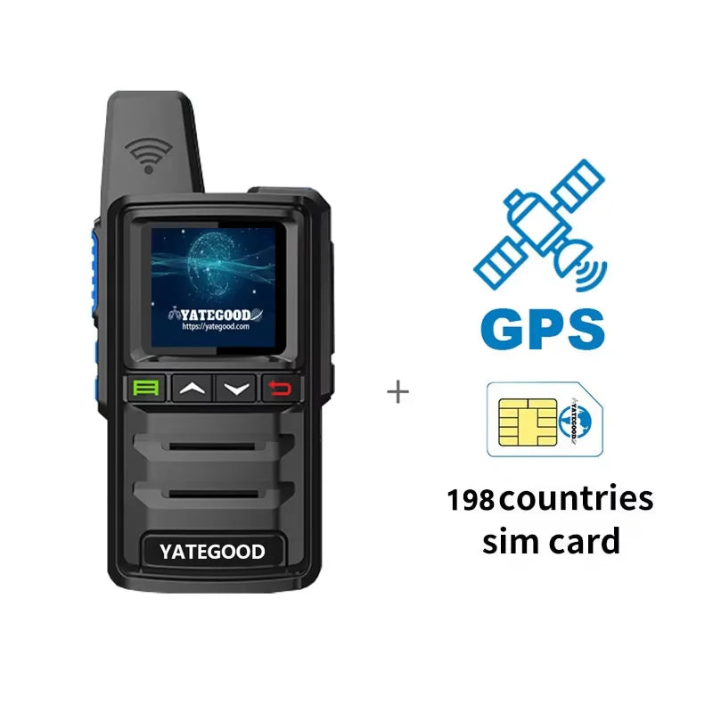 Profissional  3G 4G Walkie Talkie Global 5000KM GPS Network Poc Radio 100KM