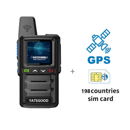 Profissional  3G 4G Walkie Talkie Global 5000KM GPS Network Poc Radio 100KM