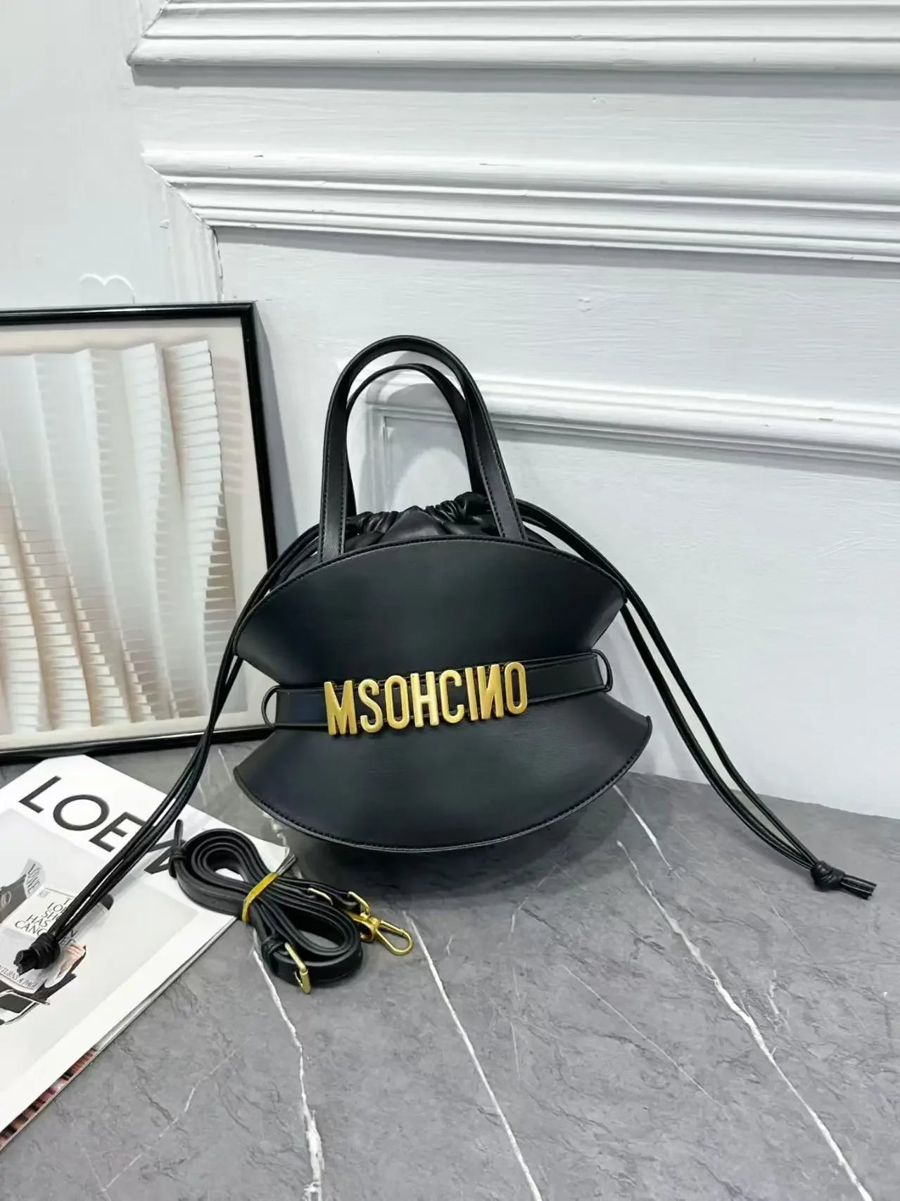 2026 New Fashion Square Diaper Bag Ladies Satchel Handbag Textured Leather Original Retro Crossbody Shoulder Purse Designer